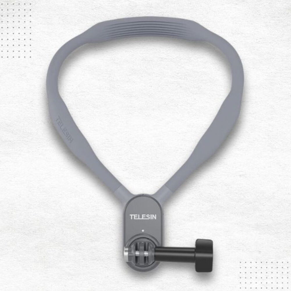 TELESIN Magnetic Neck Holder Mount Max Size POV for Action Cameras